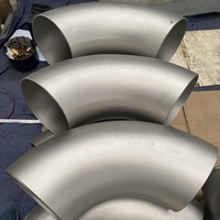 Coudes en acier inoxydable ASTM A403 WP 321 de 48 mm et 60 mm, personnalisables à 30, 45, 60, 90 et 180 degrés, de 1'' à 6''
