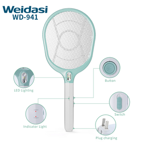 Raqueta Eléctrica Recargable <span class=keywords><strong>Profesional</strong></span> para Mosquitos, Matamoscas Eléctrico Portátil con Luz - Product Image 6