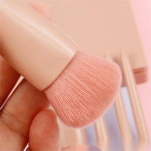 Brocha de Maquillaje Portátil con Espejo, Brocha para Rubor y Polvo, Herramienta de Belleza Suave para Viaje, Brocha Aplicadora de Base y Maquillaje Facial - Product Image 3