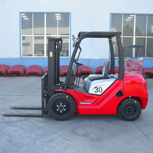Forklift Diesel Euro 5 Diskon, Forklift Diesel 3 Ton Hidrolik Semua Medan Ban Solid 4X4 wd untuk Logistik Gudang - Product Image 3