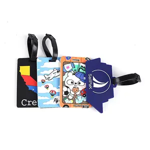 Wholesale Luggage Tags PVC Travel ID Badge Holder For Luggage