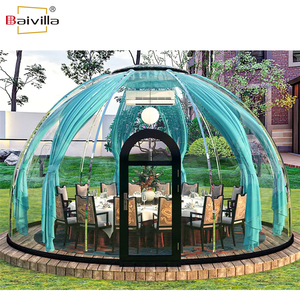Tente à boules quatre saisons pour l'extérieur Serre solarium Aluminium Glass Bubble Houses Dome Sunroom - Product Image 6