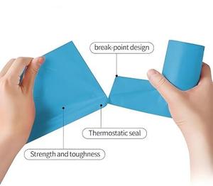 ถุงขยะพกพา Huamaohengchun2-4 แกลลอน จำนวน 60 ใบ ถุงขยะขนาดเล็กแบบหนาสำหรับสำนักงาน สีฟ้า - Product Image 5