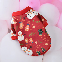 Vêtements pour chiens en peluche Costume pour animaux de compagnie de dessin animé Pull pour chat Pull pour grands chiens Pull chaud d'hiver T-shirt à capuche Vêtements pour chiens de Noël