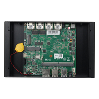Routeur industriel embarqué Firewall X86 Win10 Linux N100 Mini PC 16 Go de RAM, double LAN, ordinateur sans ventilateur, Mini PC