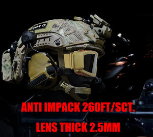 نظارات تكتيكية للدراجات النارية مقاومة للصدمات ورؤية ليلية للطرق الوعرة ونظارات احترافية مضادة للغبار للتخييم بالجملة - Product Image 5