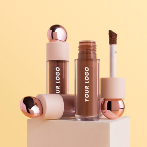 Fard à paupières liquide mat <span class=keywords><strong>monochrome</strong></span> végétalien naturel imperméable haute pigmentation OEM en gros avec pinceau, marque privée - Product Image 3