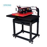 Presse à chaud pneumatique RS-T260 40*60CM, neuve, double poste de travail automatique pour vêtements, casquettes et usage domestique, avec roulement central
