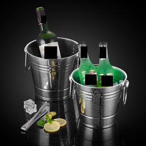 Cubo magnético de acero inoxidable para KTV, champán, vino tinto, cubo de hielo, cubo de hielo para gránulos, barra, Cubo de cerveza grande - Product Image 3