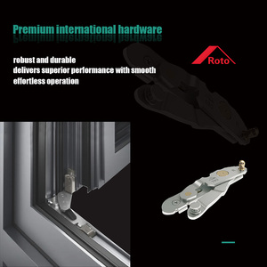 Cửa sổ nhôm kính hai lớp hiện đại phong cách xoay cách âm và cách nhiệt cho ngôi nhà & biệt thự - Product Image 6