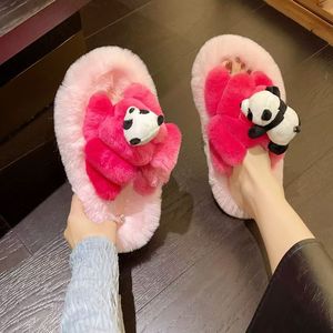 รองเท้าแตะ<span class=keywords><strong>ใน</strong></span>บ้านผ้าฝ้ายน่ารักน้ำหนักเบาสำหรับผู้หญิงใส่ในบ้านกลางแจ้ง/<span class=keywords><strong>ใน</strong></span>ร่มสำหรับใส่<span class=keywords><strong>ใน</strong></span>บ้านตุ๊กตาหมีแพน<span class=keywords><strong>ด</strong></span>้าสำหรับฤดูร้อนฤ<span class=keywords><strong>ด</strong></span>ูหนาว - Product Image 2