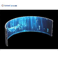 Pantalla LED Flexible para Interiores Canbest P1.2 P1.5 P2, Panel LED Ultraflexible, Pantalla LED Curvable de 3840hz para Tiendas Minoristas