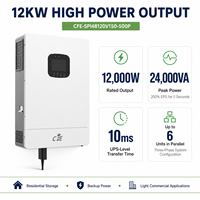 Onduleur hybride 12kW 48V CFE SPI48120V150-500P pour stockage de batterie domestique, onduleur monophasé à onde sinusoïdale pure pour batterie lithium-ion