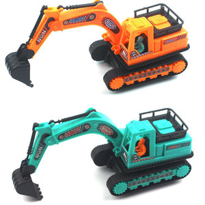 Grande voiture <span class=keywords><strong>jouet</strong></span> à inertie et à friction pour enfants, modèle de simulation de véhicule d'ingénierie à grue, idéal pour les stands de rue, cadeau pour garçons, en plastique - Product Image 1