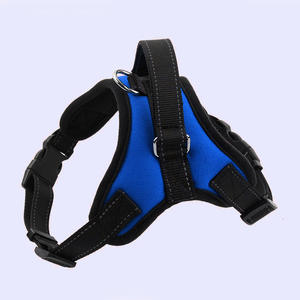 Di lusso Cross-Border stile gilet pettorina posteriore imbracatura per cani di grossa razza Labrador cane guinzaglio corda di trazione universale Pet pelliccia - Product Image 3