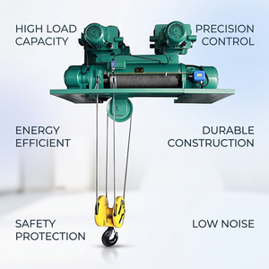 Polipasto Eléctrico de Cable de 5 Toneladas con Doble Velocidad y Alimentación de 380V/440V para Grúas Puente y Grúas de Pórtico - Product Image 1