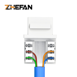 Connecteur modulaire non blindé CAT3 Keystone Jack de haute qualité Module <span class=keywords><strong>Ethernet</strong></span> RJ11 plaqué or pour plaque murale/câble LAN <span class=keywords><strong>Ethernet</strong></span> - Product Image 5