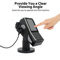 Support de terminal de point de vente pivotant OEM pour application en bus, pour Verifone V400m, rotation à 360°, métal antivol, support pour machine à cartes de crédit