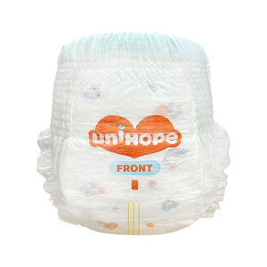 Couches-culottes jetables OEM ultra douces pour bébé, qualité B, avec barrière anti-fuites, en tissu non tissé, vente en gros à prix réduit - Product Image 1