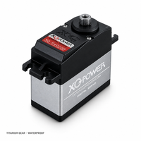 Moteur servo 16 kg XQ-POWER XQ-S4016D à couple élevé, sans noyau, étanche, engrenage en titane, 210 degrés, pour bateau RC, robot, OEM, ODM