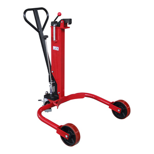 철제 및 플라스틱 오일 드럼 운반 카트 수동 유압 지게차 이글 비크 핸드 푸시 적재/하역 도구 - Product Image 5