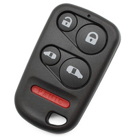 Étui de clé de voiture télécommandée Hon à 5 boutons noir, coque de clé de voiture sans clé pour véhicule