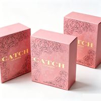 Boîte d'emballage personnalisée pour cosmétiques et parfums, produits de beauté et de soin de la peau, flacons d'huiles essentielles et de parfums, boîte en papier/carton avec estampage couleur