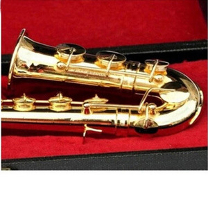 Mini saxophone alto artisanat ornements simulation <span class=keywords><strong>instrument</strong></span> de musique ornements accessoires cadeau d'anniversaire modèle d'<span class=keywords><strong>instrument</strong></span> de musique - Product Image 5