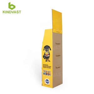 Nhà máy sản phẩm trực tiếp 4 Tier tông sàn Dog Pet thực phẩm Pop hiển thị các tông - Product Image 4