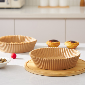 Papier sulfurisé rond épais jetable pour friteuse à air, cuisson et grillades, usage domestique - Product Image 5
