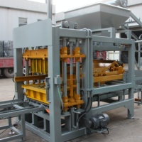 Équipement de production de briques en béton hydraulique QT4-15