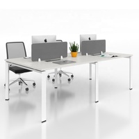 La dernière table d'extérieur cadre métallique pied carré cadre en fer support de bureau