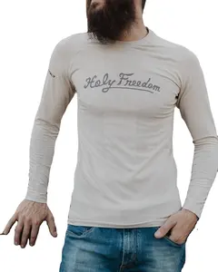 Hemd Holy freedom Pelle White Jersey italienische Marke