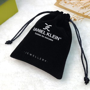 Túi đựng giày có dây rút, in logo tùy chỉnh, chất liệu cotton mềm mại, tái chế, có dây ruy băng satin - Product Image 3