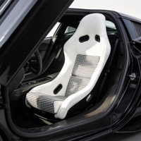 Harnais de siège de course LK personnalisé blanc pied-de-poule compatible avec cadre en acier, dossier bas, universel pour simulateur de sport VR pour voiture