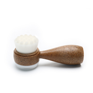<span class=keywords><strong>Brosse</strong></span> <span class=keywords><strong>nettoyante</strong></span> pour le <span class=keywords><strong>visage</strong></span> en paille de blé coréenne biodégradable à 100% fibres de coco avec brosses de massage en silicone pour un nettoyage en profondeur - Product Image 3