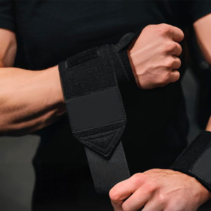 GAF OEM Trending Custom Made Weightlifting Wrist Wraps Custom Logo Adjustable Weightlifting Wrist Wraps - Product Image 2