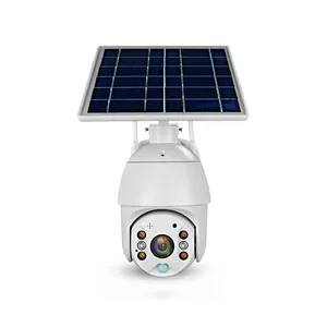 Telecamera Wireless sicurezza 4G telecamera solare Wifi esterna 2MP 4MP S10 H.265 telecamera solare Zoom ottico 5mp 95 gradi CMOS 2.4gz WIFI