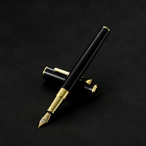 Nueva Pluma Estilográfica 2021 en Oferta, Precio de Fábrica, Metal de Alta Calidad con Portaplumas, <span class=keywords><strong>Punta</strong></span> Recta Negra, <span class=keywords><strong>Punta</strong></span> Curva, <span class=keywords><strong>Punta</strong></span> Extrafina - Product Image 3