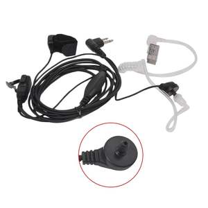 PMLN6530 Kit portable noir à deux fils avec bouton PTT et écouteur pour radios bidirectionnelles Motorola DP1400 CP200D DEP450 XIR P3688 - Product Image 2