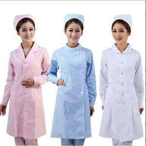Blouse d'hôpital blanche à manches longues en coton unisexe, uniforme de travail pour médecin, infirmière, clinique, pharmacie - Product Image 5