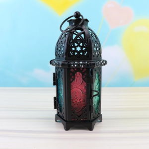 DAMAI Moroccan Style <b>Candle</b> Lantern <b>Small</b> Sized Tealight <b>Candle</b> Holder - Product Image 2