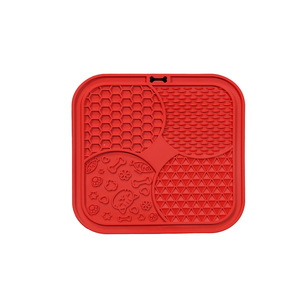New Custom Silicone <b>Pet</b> Licking Pad Dog Bath Anxiety <b>Food</b> Slow Feeder Feeding Dog Lick <b>Mat</b> - Product Image 4