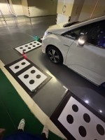 Kain Kalibrasi Kamera 360 Derajat untuk Civic Front dengan Pola Sistem Tampilan 360