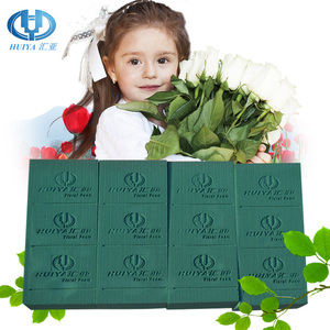 Herbst trong farbe 20pcs OASIS vorteil ướt hoa bọt màu xanh lá cây hoa tươi bùn - Product Image 1