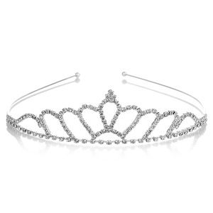 Mode mariée <span class=keywords><strong>mariage</strong></span> couronne femmes strass bandeau enfants princesse couronne en gros - Product Image 6