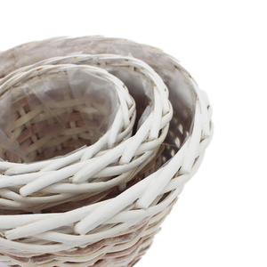 <span class=keywords><strong>Maceta</strong></span> Creativa de <span class=keywords><strong>Mimbre</strong></span>, Cesta de Almacenamiento de <span class=keywords><strong>Mimbre</strong></span>, Cesta de Compras Creativa - Product Image 3