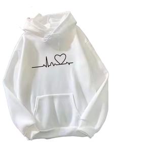 Sweat à capuche en velours surdimensionné pour femme, de haute qualité, ample, avec logo personnalisé du fabricant, tendance, grande taille - Product Image 2