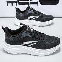 Chaussures de sport respirantes à absorption des chocs pour toutes les saisons, chaussures de course légères en mesh pour hommes