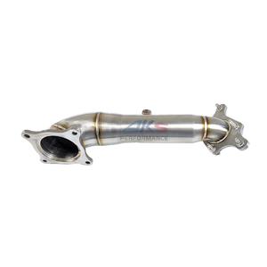 Thép không gỉ Racing xả downpipe cho 17-23 + Civic loại r fk8 fl5 23 + Integra loại <span class=keywords><strong>S</strong></span> de5 tùy chỉnh xe ống xả - Product Image 4